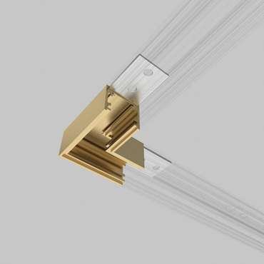 Brass Line Коннектор угловой для накладного шинопровода латунь 85224/00 Line Magnetic