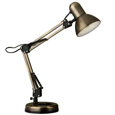 Офисная настольная лампа Junior цвета бронзы