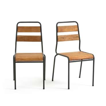 Комплект из двух садовых стульев Juragley коричневого цвета
