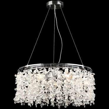 Хрустальная люстра 09420-0.4-07 CH (хрусталь, цвет прозрачный)