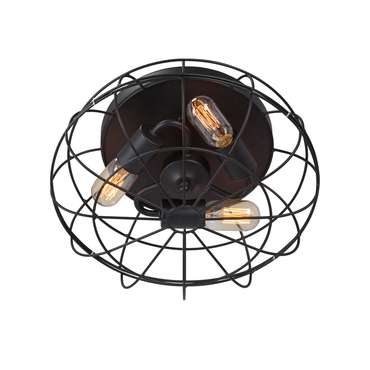 Потолочный светильник V3770-1/3PL (металл, цвет черный)