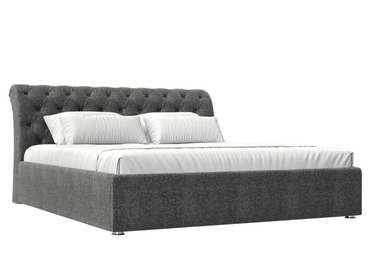 Кровать Сицилия 180х200 темно-серого цвета с подъемным механизмом 