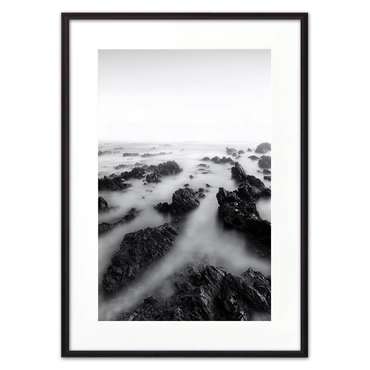 Постер в рамке Туман в горах 21х30 см