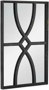 Набор из двух настенных зеркало черного цвета