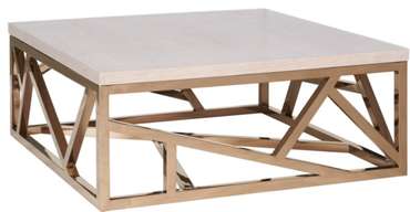 Стол журнальный Geometric из дерева и металла