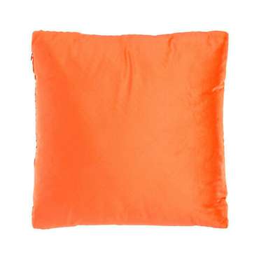 Декоративная подушка Shoura 45х45 оранжевого цвета