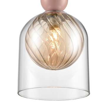 Подвесной светильник Gallo 8067/1A (стекло, цвет шампань)