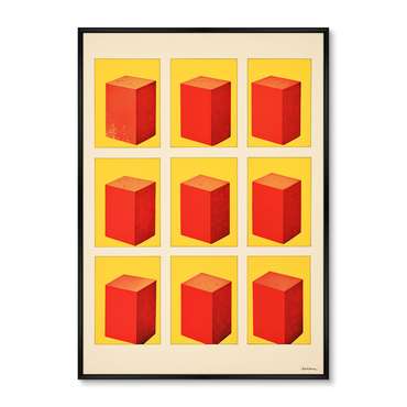 Репродукция картины Colors and shape space, No 1, 2024г.