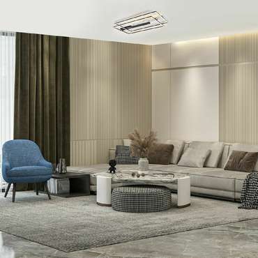 Потолочная люстра Slab 10250/2LED (акрил, цвет белый)