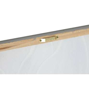 Картина Бежевый Позолоченный Полотно Деревянный MDF Цветок романтик 60 x 3 x 60 cm (2 штук)
