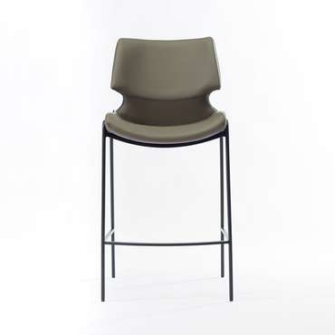 Барный стул Бремен серого цвета