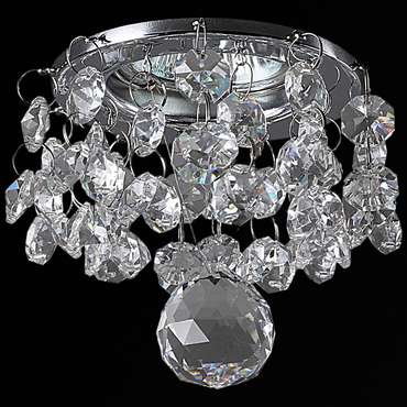 Встраиваемый светильник 01071-9.0-001CT MR16 CR/CL (хрусталь, цвет прозрачный)