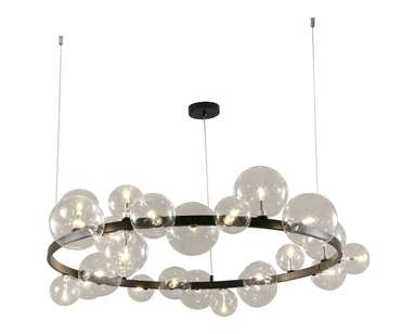 Люстра Иона черный d120 h200 G9 24*5W (Led) (лампами не комплектуется)
