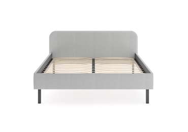 Кровать Hanna 160х200 серого цвета без основания