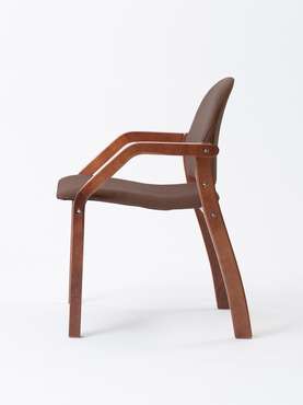 Стул-кресло Джуно коричневого цвета