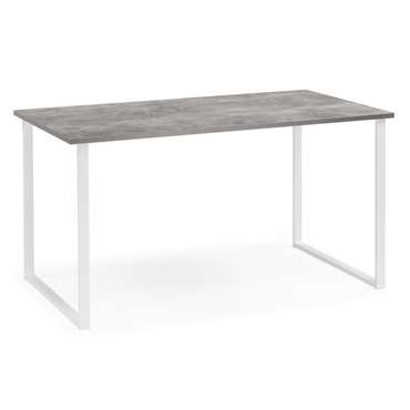 Обеденный стол Лиман 140 серо-белого цвета
