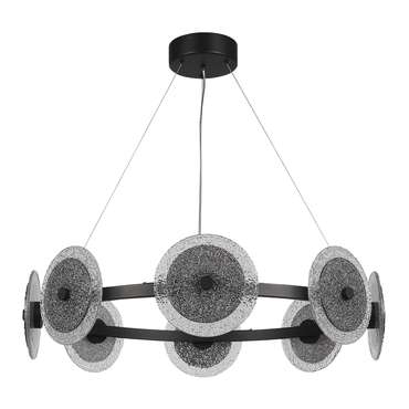 Светильник подвесной ST-Luce черный/дымчатый LED 1*44W 4000K ALUMNO