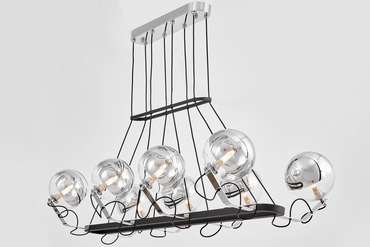 Подвесной светильник Lumina Deco LDP 9110-8-PR BK+CHR