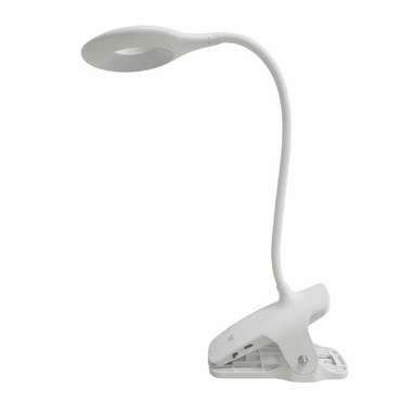 Настольная лампа ULM-D601 8W/3000-6000K/DIM WHITE (металл, цвет белый)