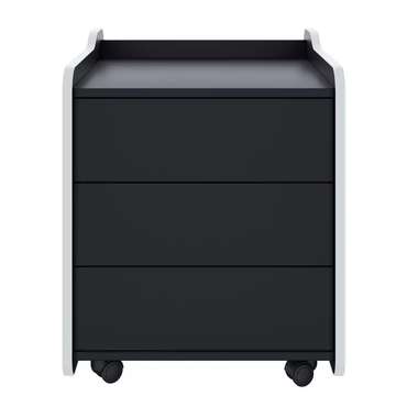 Тумба для игрового компьютерного стола Case 50 черно-серого цвета