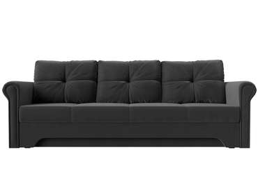 Прямой диван-кровать Европа серого цвета