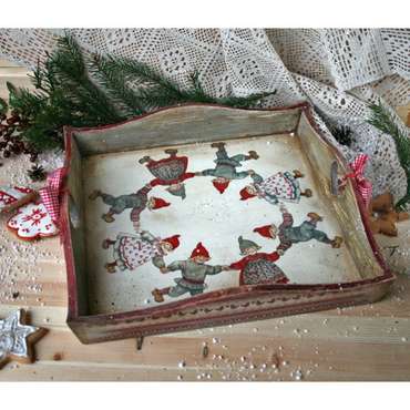 Поднос "Хоровод"