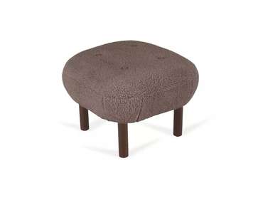 Пуф Lounge Wood коричневого цвета