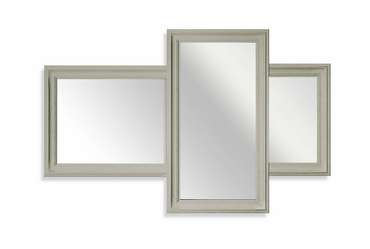 Зеркало настенное Сакраменто серо-бежевого цвета