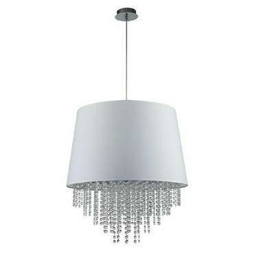 Подвесная люстра Charm 652/5S White (ткань, цвет белый)
