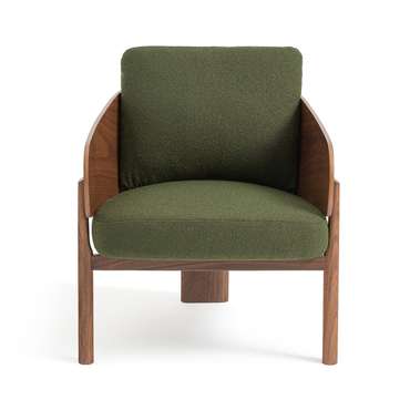 Кресло Marais Э Галлина коричнево-зеленого цвета