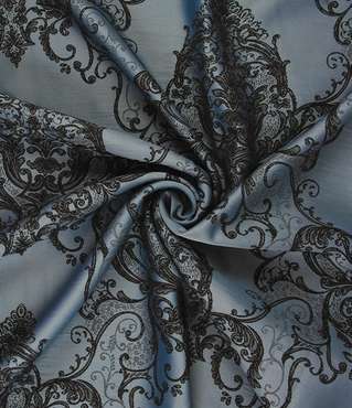 портьера Монако 180х280 синий