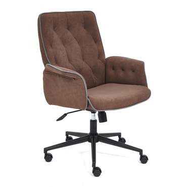 Кресло офисное Madrid коричнево-серого цвета