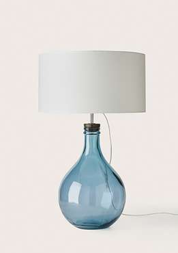 Настольная лампа Sam сине-белого цвета