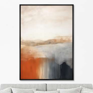 Репродукция картины Landscape collection, Rusty mist, No 1, 2024г.