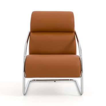 Кресло в стиле 80-х Canta коричневого цвета