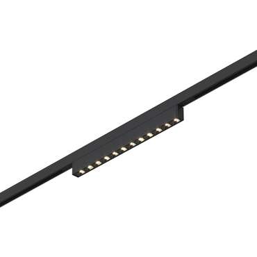 Магнитный трековый светильник Черный LED 1*10W 4000K 430Lm Ra&gt;90  IP20 L196xW10xH18 24V SUPER5