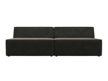 Прямой модульный диван Монс светло-коричневого цвета