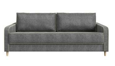 Прямой диван-кровать Варшава темно-серого цвета
