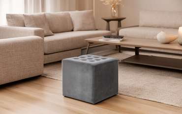 Пуф Lori темно-серого цвета