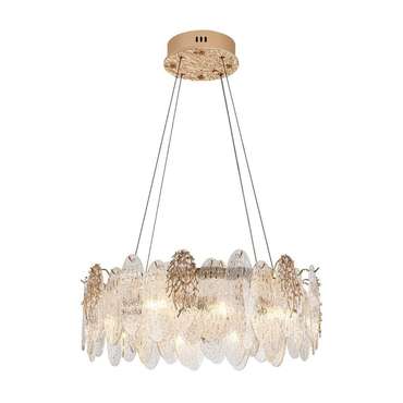 Подвесная люстра ML.9529.600 GD (стекло, цвет прозрачный)