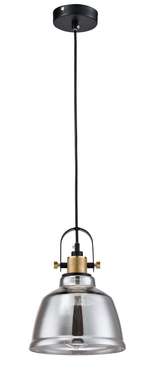 Подвесной светильник Irving с плафоном дымчатого цвета 