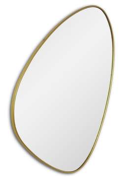 Настенное зеркало Sten S в раме золотого цвета