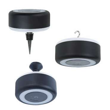 Настольная лампа ULM-D950 3W/3000-6500K/DIM IP54 BLACK (пластик, цвет черный)