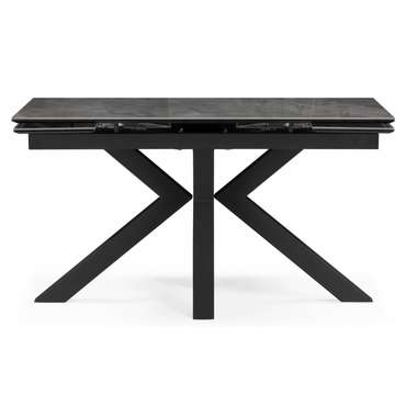 Раздвижной обеденный стол Бронхольм серого цвета
