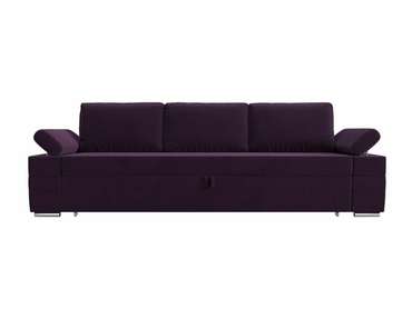 Прямой диван-кровать Канкун темно-фиолетового цвета