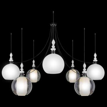 Подвесная люстра Aquarium  white №2 -  M66TW