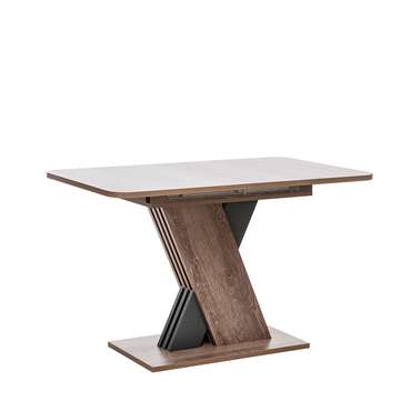 Раздвижной обеденный стол Гросс коричневого цвета 