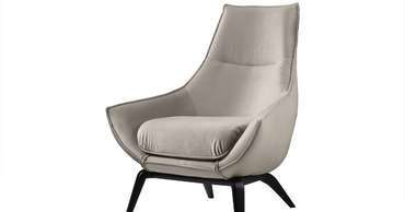 Кресло Ermes серого цвета 