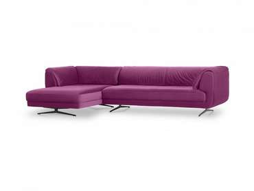 Угловой диван Marsala пурпурного цвета