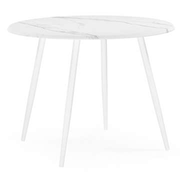 Обеденный стол Абилин 90 белого цвета